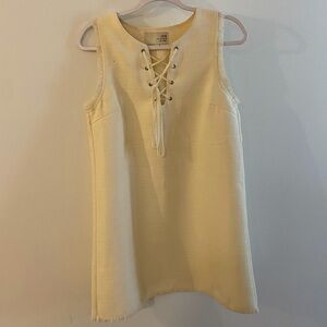 J.O.A Lace-Up Sleeveless Dress